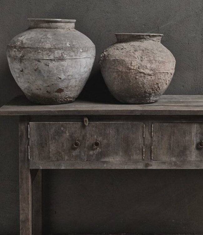 Luksa Home Collection Wandtafel | Antique Grey | H90xB150xD46 Cm