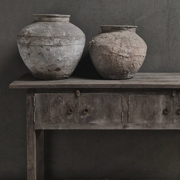 Luksa Home Collection Wandtafel | Antique Grey | H90xB150xD46 Cm