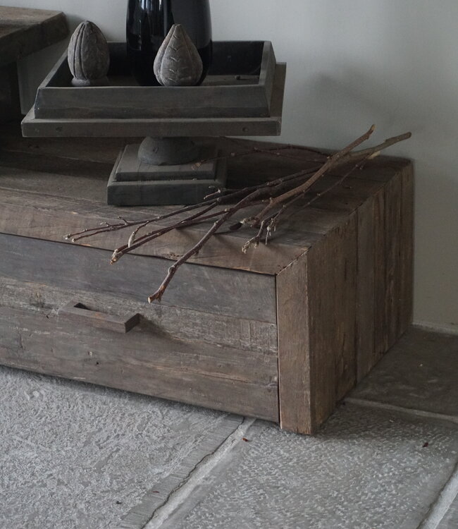 Rene Houtman TV-Meubel Nero | Met Lade | 2-delig Verstelbaar