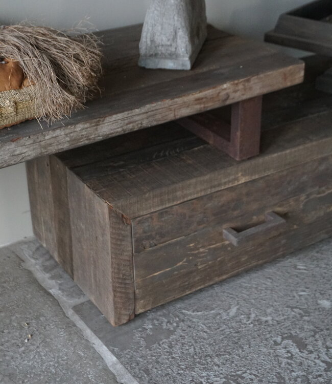 Rene Houtman TV-Meubel Nero | Met Lade | 2-delig