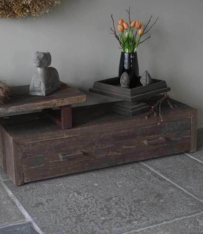 Rene Houtman TV-Meubel Nero | Met Lade | 2-delig