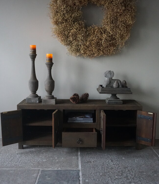 Rene Houtman TV-Meubel Rough | Grey | H55,5 x B150 x D40,5 Cm