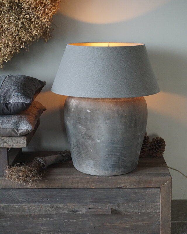 Aura Peeperkorn Chinese Terracotta Lamp | H41 x D41 Cm