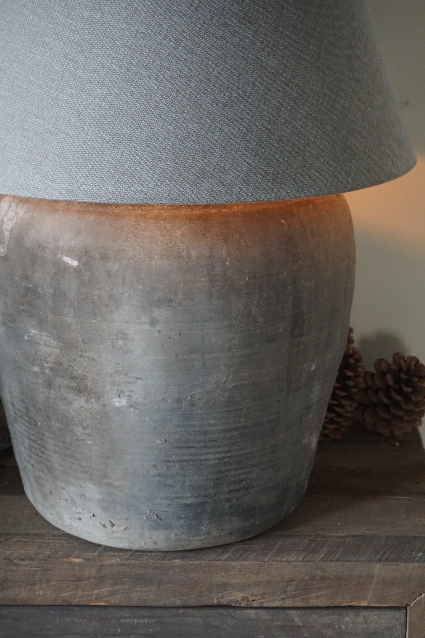 Aura Peeperkorn Chinese Terracotta Lamp | H41 x D41 Cm