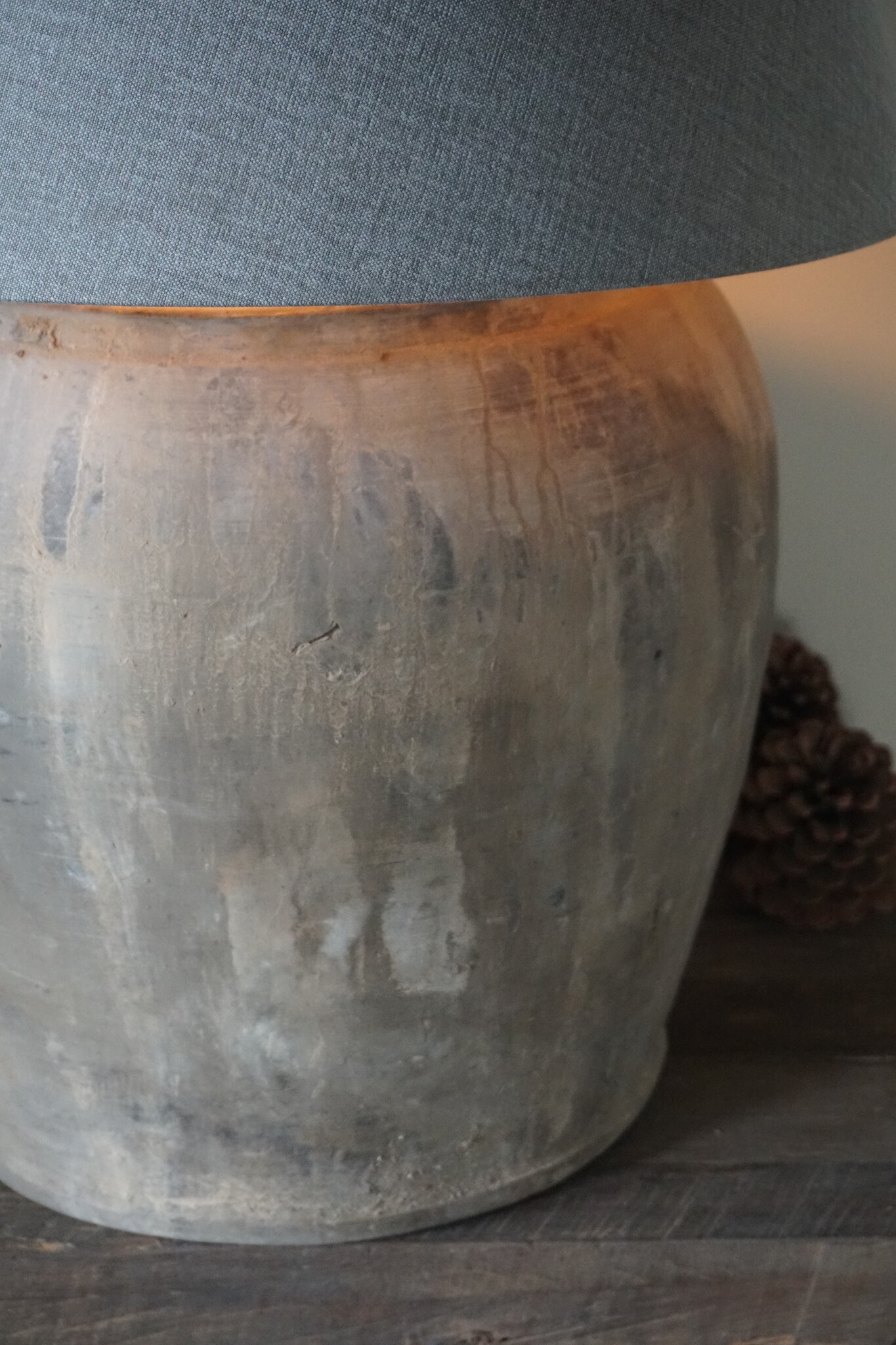Aura Peeperkorn Chinese Terracotta Lamp | H42 x D42 Cm