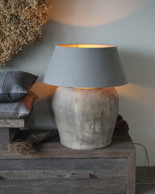 Aura Peeperkorn Chinese Terracotta Lamp | H42 x D42 Cm