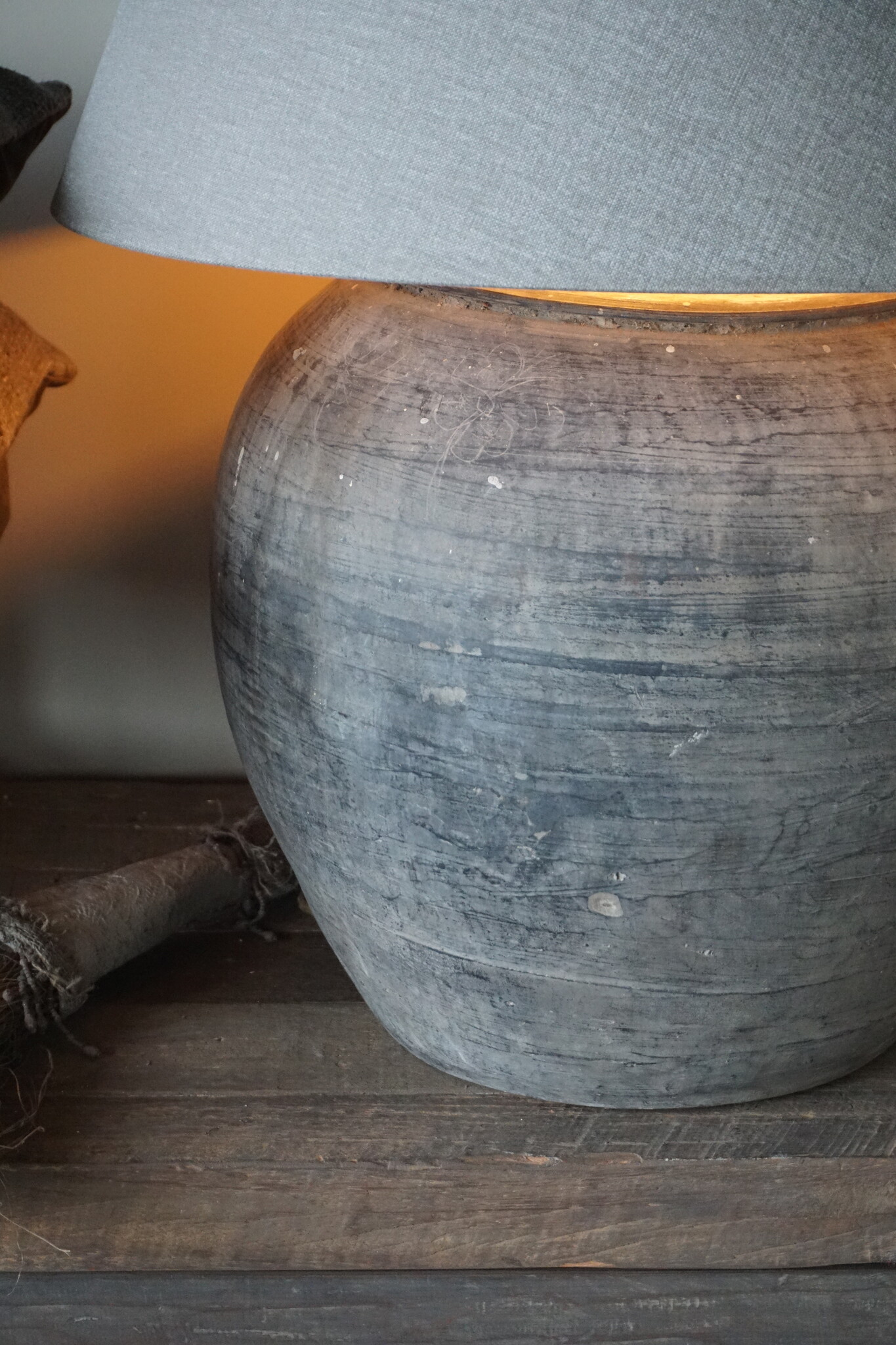 Aura Peeperkorn Chinese Terracotta Lamp | H40 x D40 Cm
