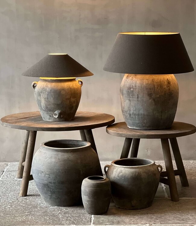 Aura Peeperkorn Chinese Terracotta Lamp | H40 x D40 Cm