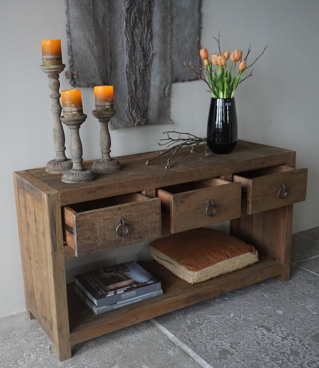 Rene Houtman Sidetable | Grey | H65 x B120 x D40 cm