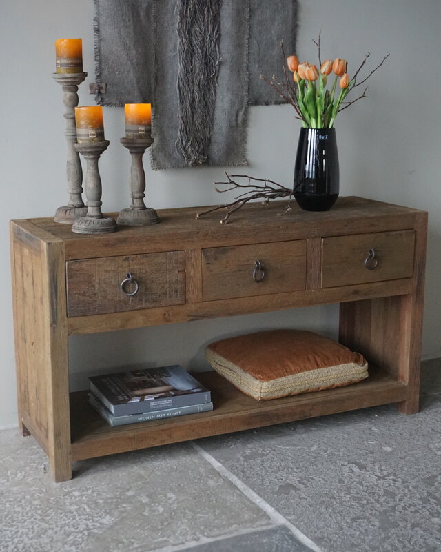 Rene Houtman Sidetable | Grey | H65 x B120 x D40 cm