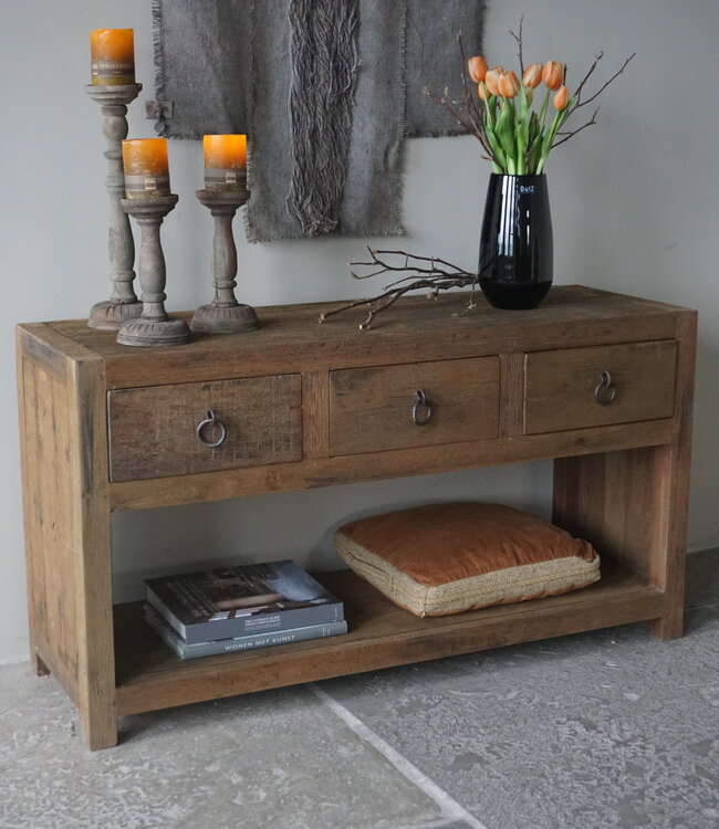Rene Houtman Sidetable | Grey | H65 x B120 x D40 cm