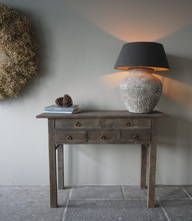 Luksa Home Collection Wandtafel Borg | Antique Grey | H90 x B120 x D45 cm