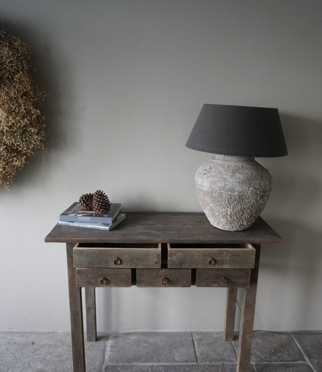 Luksa Home Collection Wandtafel Borg | Antique Grey | H90 x B120 x D45 cm