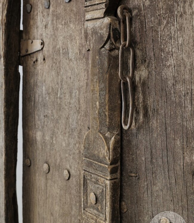 Be-Uniq Origineel Oude Deur | Nepal | H167xB98xD5 Cm