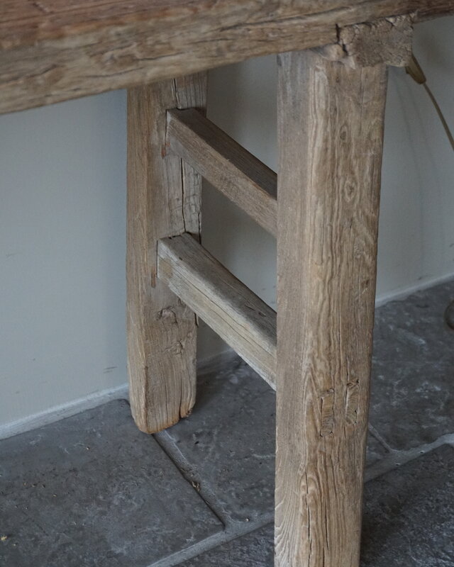 Luksa Home Collection Antiek Houten Sidetable | H72 x B195 x D44 cm