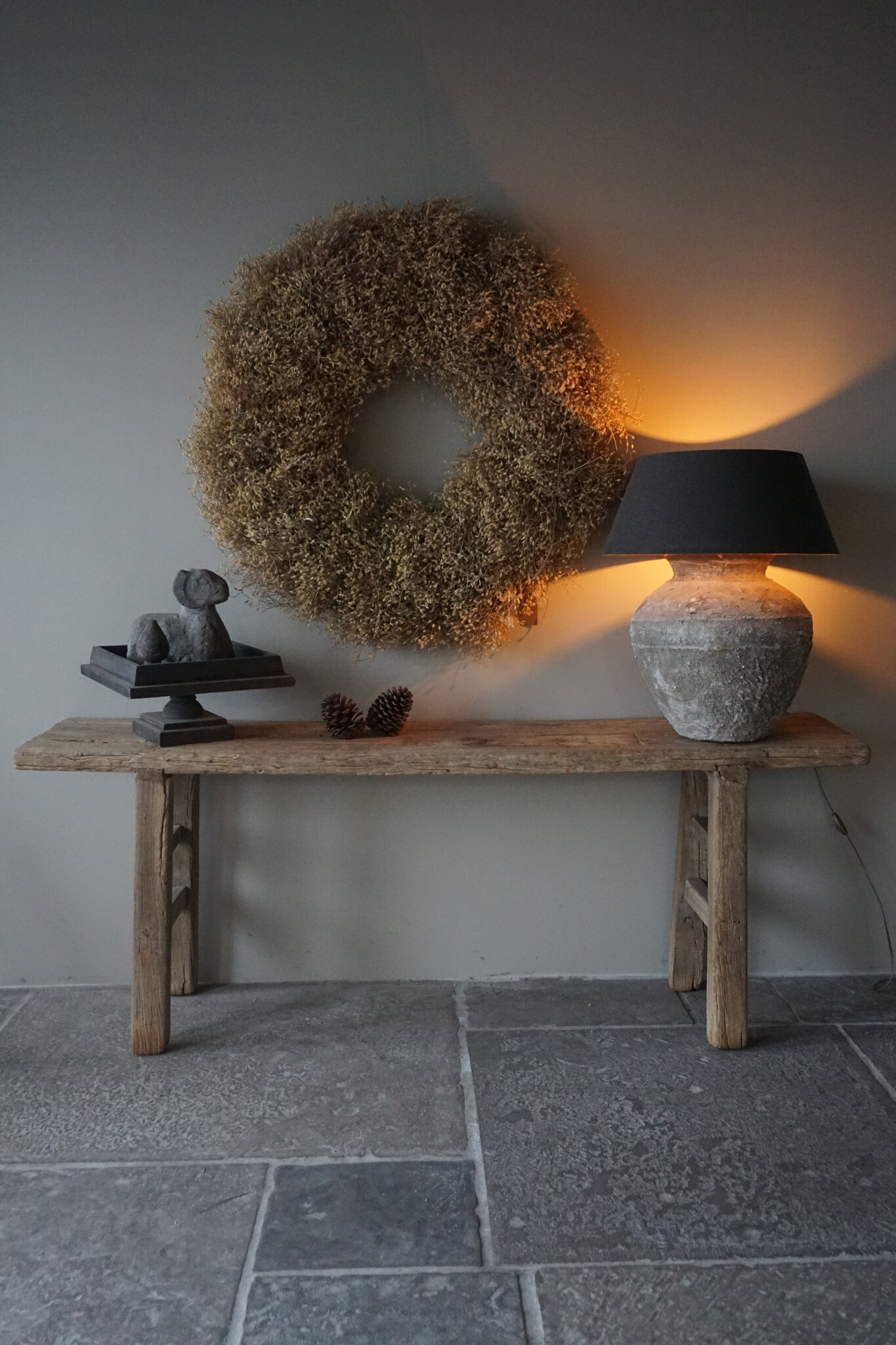 Luksa Home Collection Antiek Houten Sidetable | H72 x B195 x D44 cm