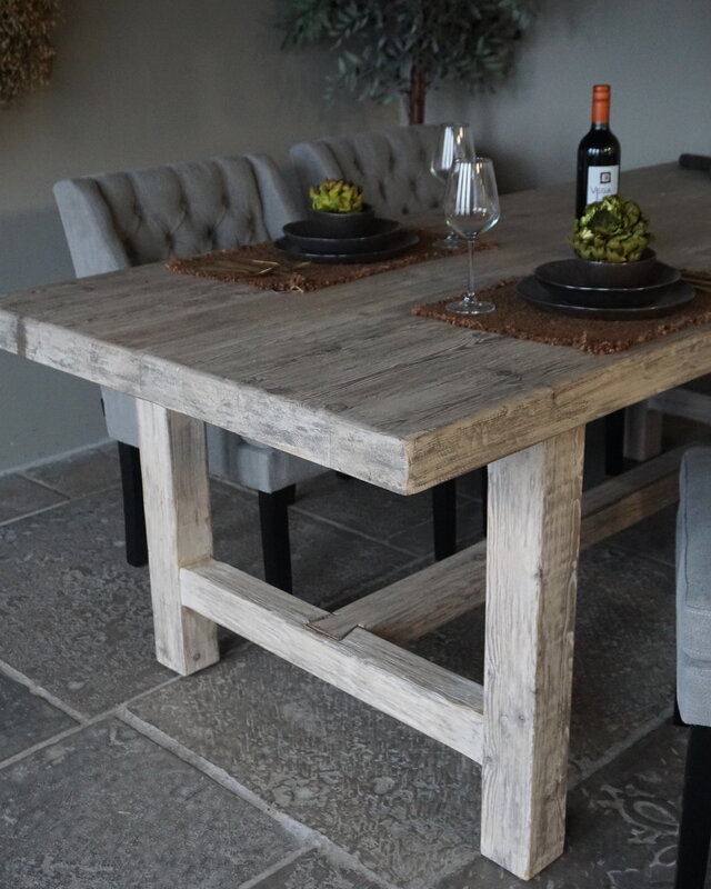 Rene Houtman Eetkamertafel Oud Hout L220xB100xH78 Cm