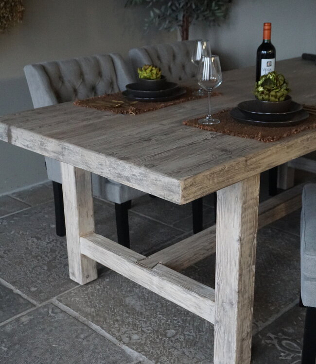 Rene Houtman Eetkamertafel Oud Hout L220xB100xH78 Cm