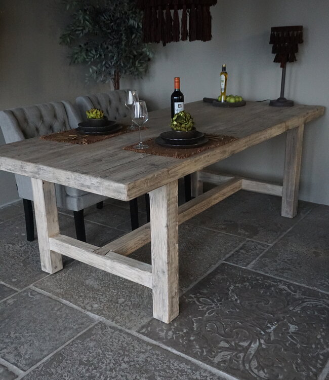 Rene Houtman Eetkamertafel Oud Hout L220xB100xH78 Cm
