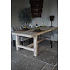 Eetkamertafel Oud Hout L220xB100xH78 Cm