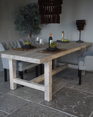Rene Houtman Eetkamertafel Oud Hout L220xB100xH78 Cm