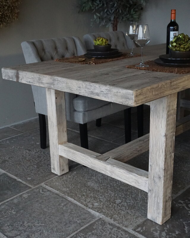 Rene Houtman Eetkamertafel Oud Hout L220xB100xH78 Cm
