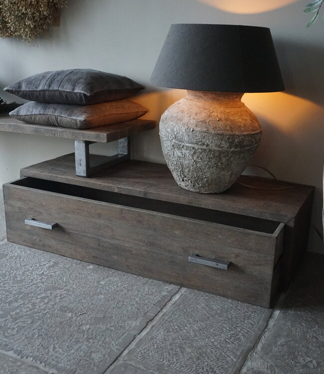 Rene Houtman TV-Meubel Nero Rustiq 1 | Met Lade | 2-delig