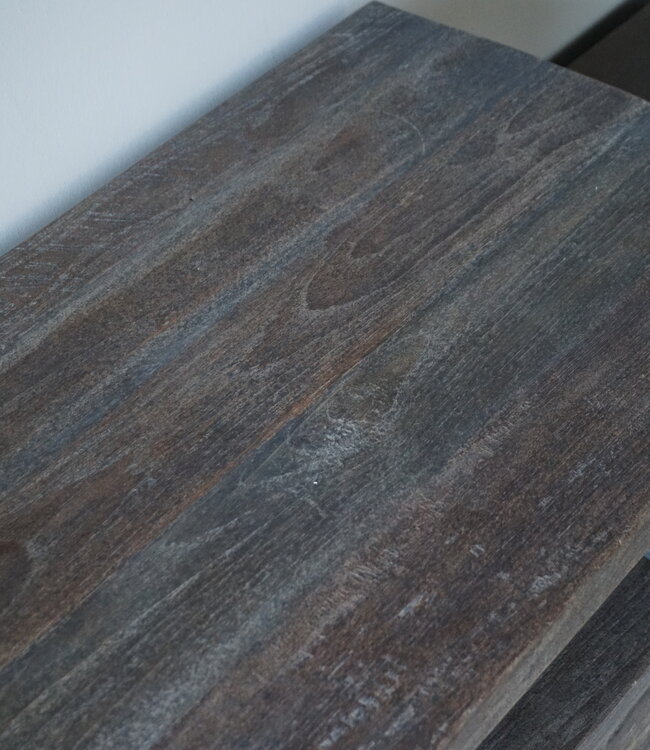 Rene Houtman TV-Meubel Nero Rustiq 2 | Met Lade | 2-delig