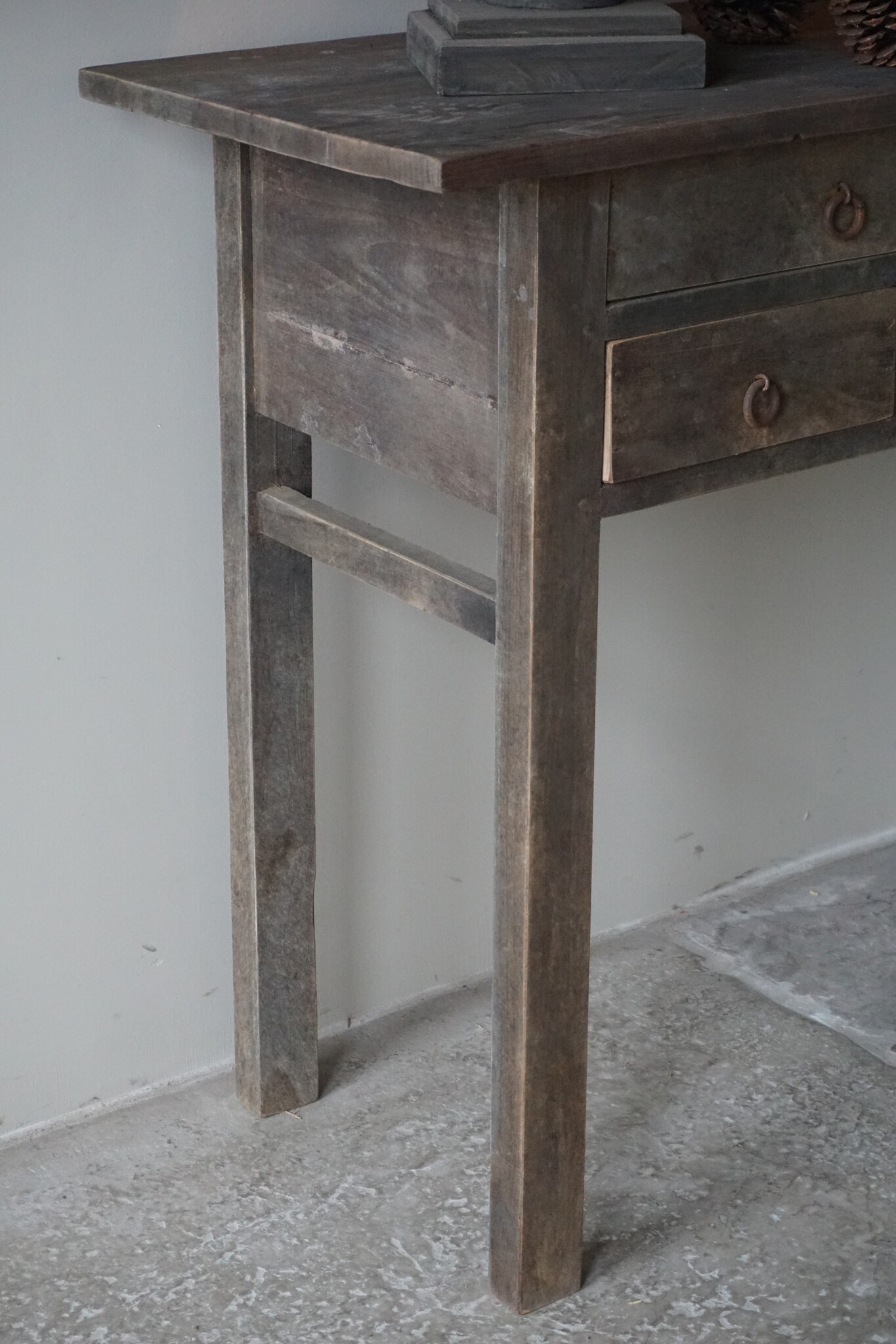 Luksa Home Collection Wandtafel Borg | Antique Grey | H90 x B120 x D45 cm