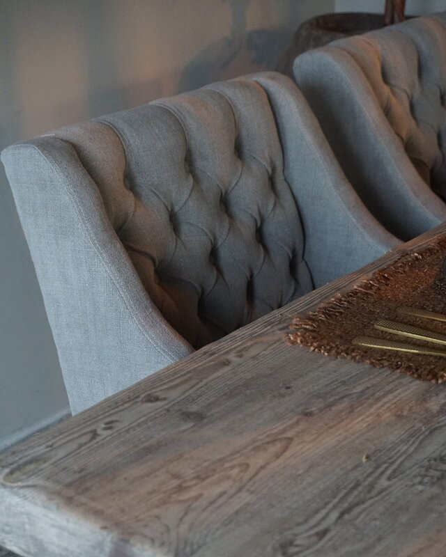 Luksa Home Collection Eetkamerstoel Doutzen Grijs/Taupe Set Van 4 - Uitlopend
