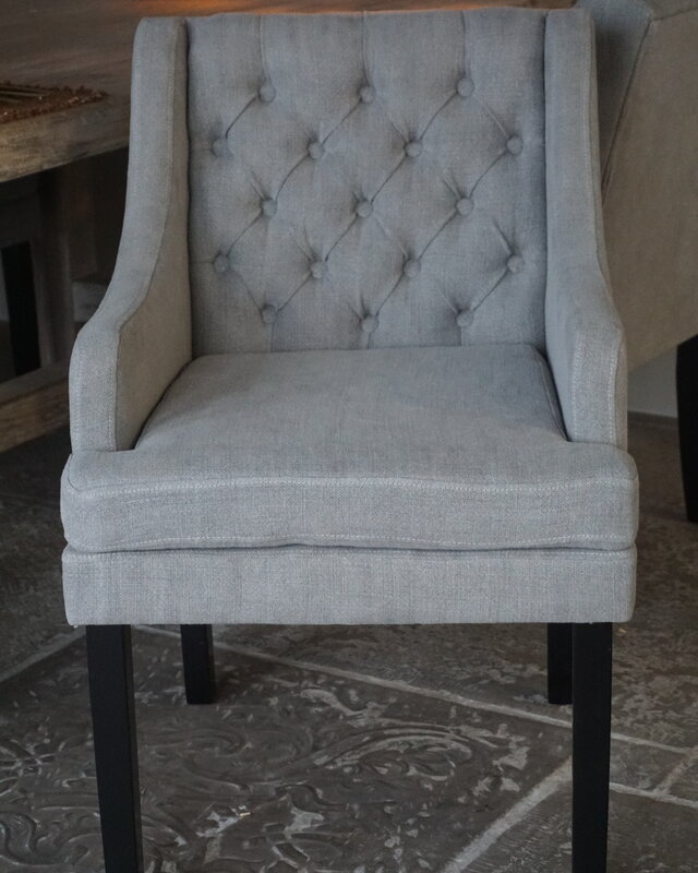 Luksa Home Collection Eetkamerstoel Doutzen Grijs/Taupe Set Van 4 - Uitlopend