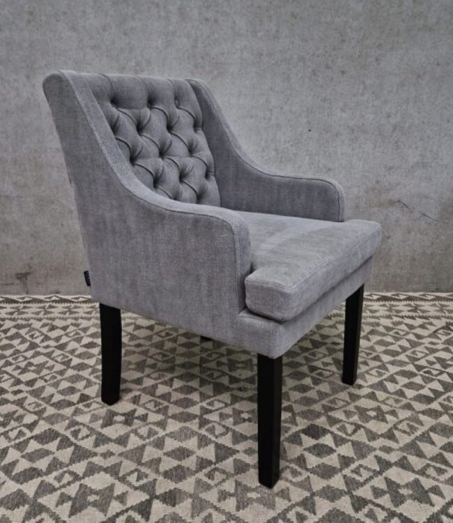 Luksa Home Collection Eetkamerstoel Doutzen Grijs/Taupe Set Van 4 - Uitlopend