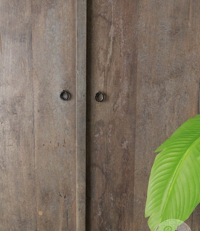 Be-Uniq Kabinet Santorini | Teakhout | H180xB100xD45 Cm