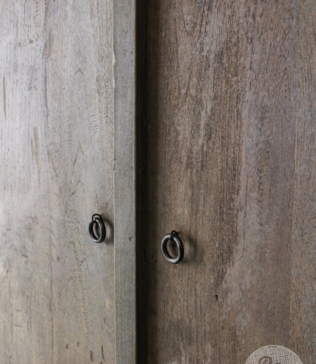 Be-Uniq Kabinet Santorini | Teakhout | H180xB100xD45 Cm