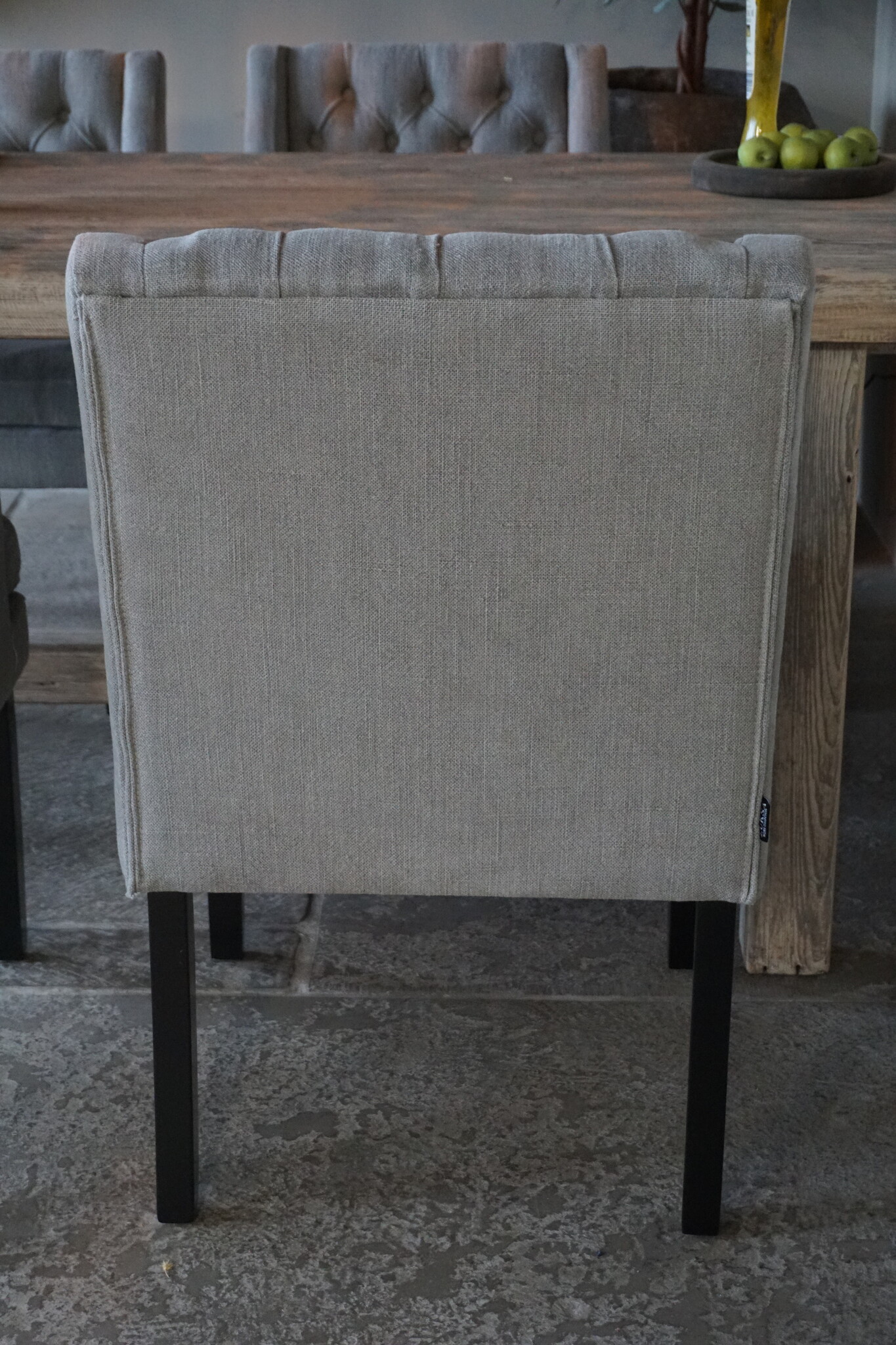 Luksa Home Collection Eetkamerstoel Doutzen Grijs/Taupe Set Van 4 - Uitlopend