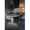 Kloostertafel Ovaal | Naturel Grenen | H79 x B240 x D110 cm