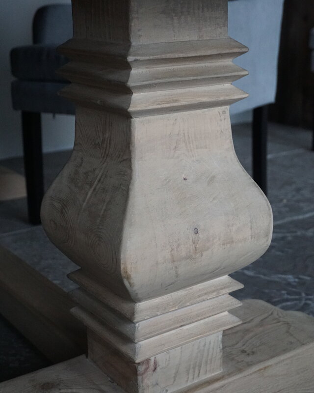 Rene Houtman Kloostertafel Ovaal | Naturel Grenen | H79 x B240 x D110 cm