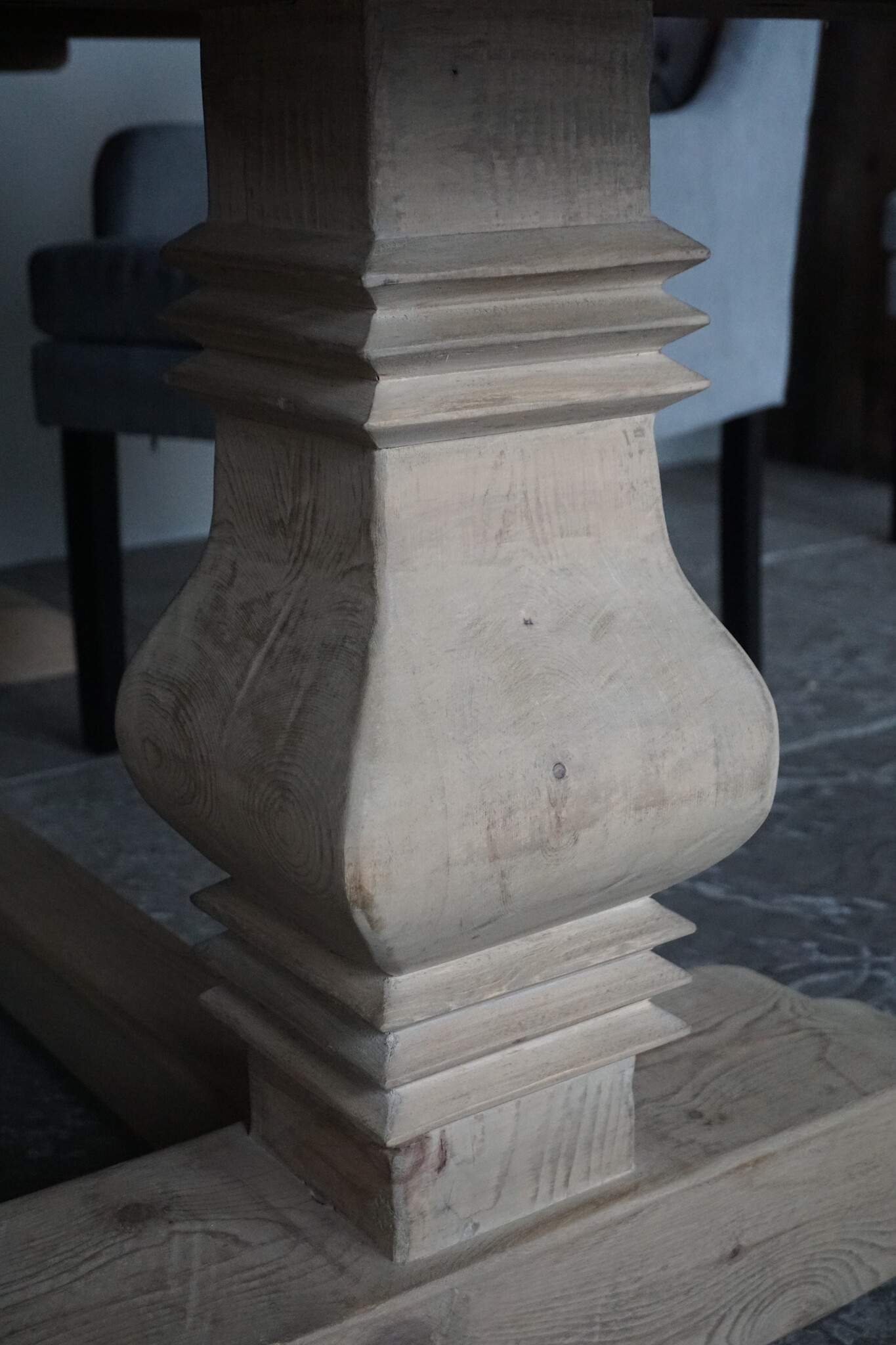 Rene Houtman Kloostertafel Ovaal | Naturel Grenen | H79 x B240 x D110 cm