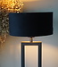 Luksa Home Collection Lampenkap Cilinder | Velvet Zwart | H12 x Ø 25 cm