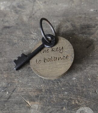 Be-Uniq Sleutel met tekst C | Balance