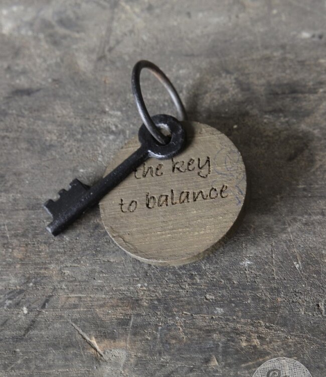 Be-Uniq Sleutel met tekst C | Balance