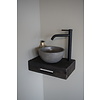 Oakie Dark Toiletmeubel Zwevend Handdoekhouder