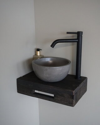 Rene Houtman Oakie Dark Toiletmeubel Zwevend Handdoekhouder
