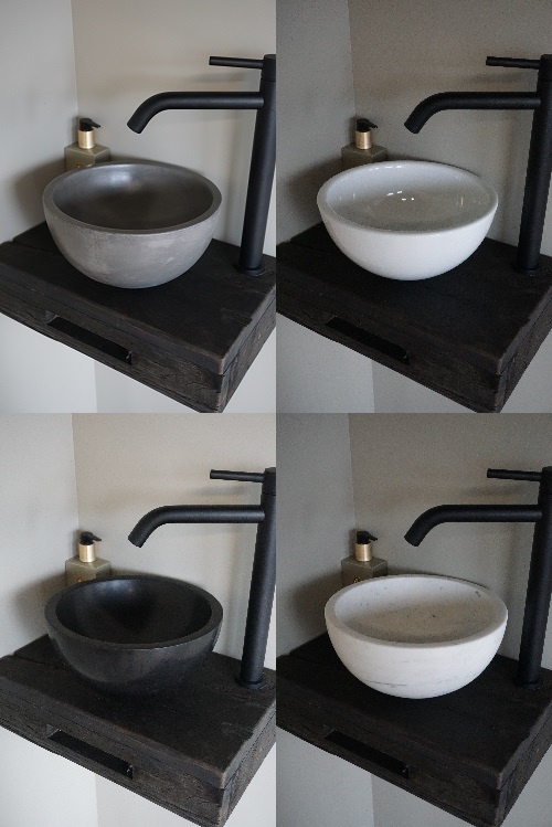 Rene Houtman Oakie Dark Toiletmeubel Zwevend Handdoekhouder