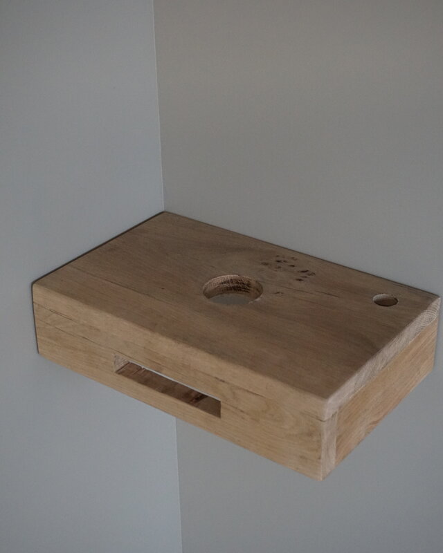Rene Houtman Oakie Light Toiletmeubel Zwevend Handdoekhouder