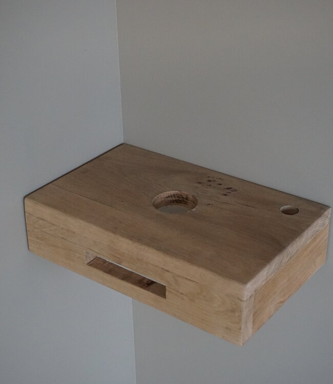 Rene Houtman Oakie Light Toiletmeubel Zwevend Handdoekhouder