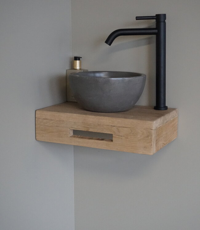 Rene Houtman Oakie Light Toiletmeubel Zwevend Handdoekhouder