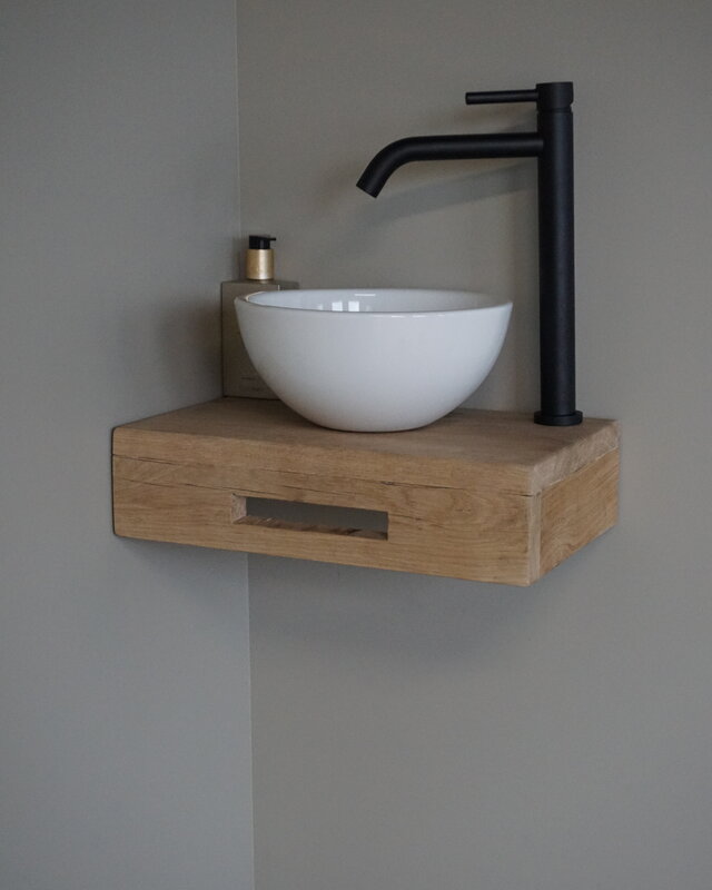 Rene Houtman Oakie Light Toiletmeubel Zwevend Handdoekhouder