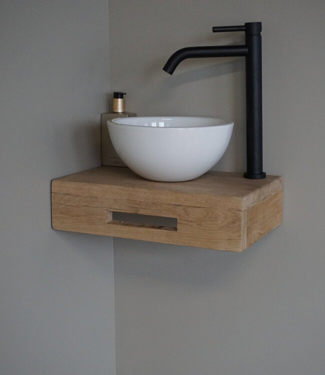 Rene Houtman Oakie Light Toiletmeubel Zwevend Handdoekhouder