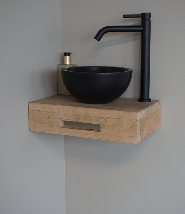 Rene Houtman Oakie Light Toiletmeubel Zwevend Handdoekhouder